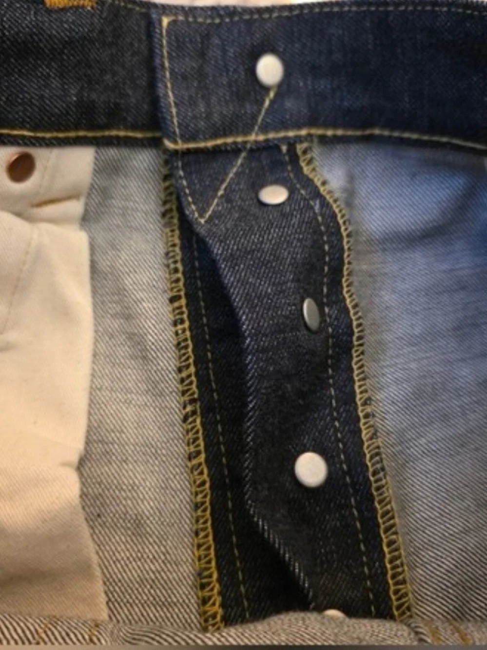 Men's Dark Blue Denim Jeans - Classic Straight Fit